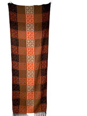 Rubynee Vintage y2k Asian pattern scarf in multi