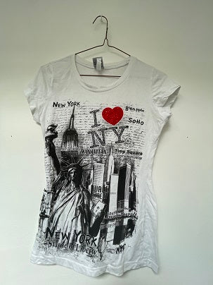 Tee Shirt Love New York, Love Ny Shirt Y2k