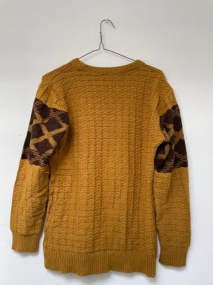 Rubynee Vintage y2k Kurtoglu Modern men knit brown sweatshirt size M