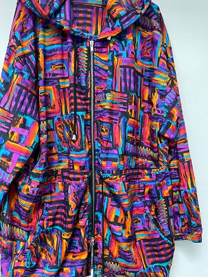 Rubynee Vintage y2k Speedo rain parka jacket