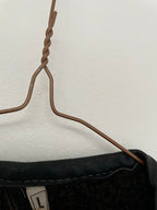 Rubynee Vintage y2k Men sleeveless Brown Swede Fur Waist Coat Full Zip