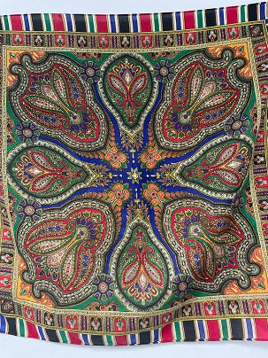 Rubynee Vintage y2k Babushka scarf in Multi