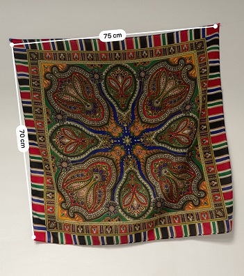 Rubynee Vintage y2k Babushka scarf in Multi