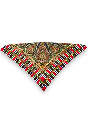 Rubynee Vintage y2k Babushka scarf in Multi