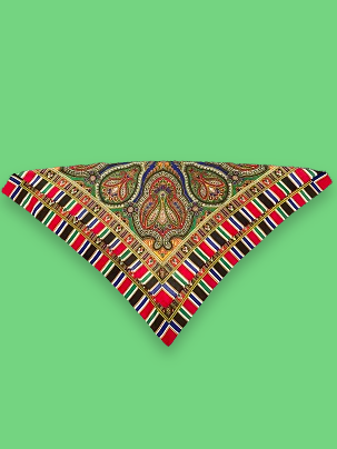 Rubynee Vintage y2k Babushka scarf in Multi