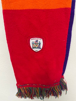 Rubynee Vintage y2k Barnsley FC multi scarf