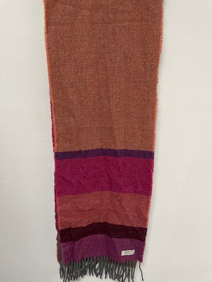 Rubynee Vintage y2k multi-stripe print scarf