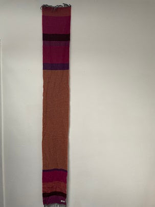 Rubynee Vintage y2k multi-stripe print scarf