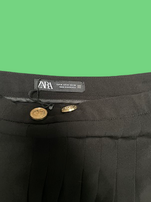 Rubynee Vintage y2k women's Zara black mini skirt