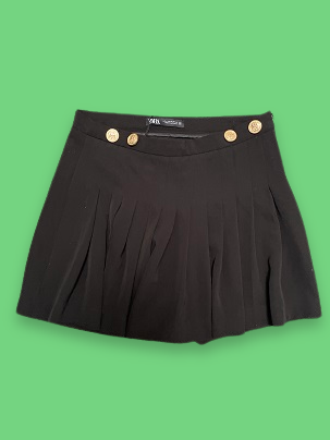 Rubynee Vintage y2k women's Zara black mini skirt