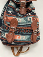 Rubynee Vintage y2k Ethnic Striped Print Casual Youth Traditional Bag