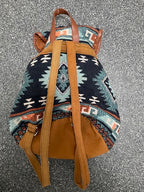 Rubynee Vintage y2k Ethnic Striped Print Casual Youth Traditional Bag