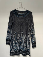 Rubynee Vintage y2k White Mark Women's Sandrine Embroidered Sweater Dress