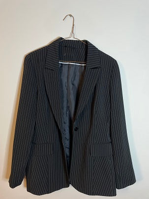 Rubynee Vintage y2k women's pinstripe black blazers
