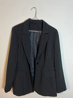 Rubynee Vintage y2k women's pinstripe black blazers
