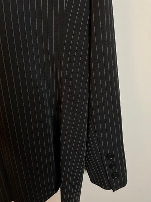 Rubynee Vintage y2k women's pinstripe black blazers