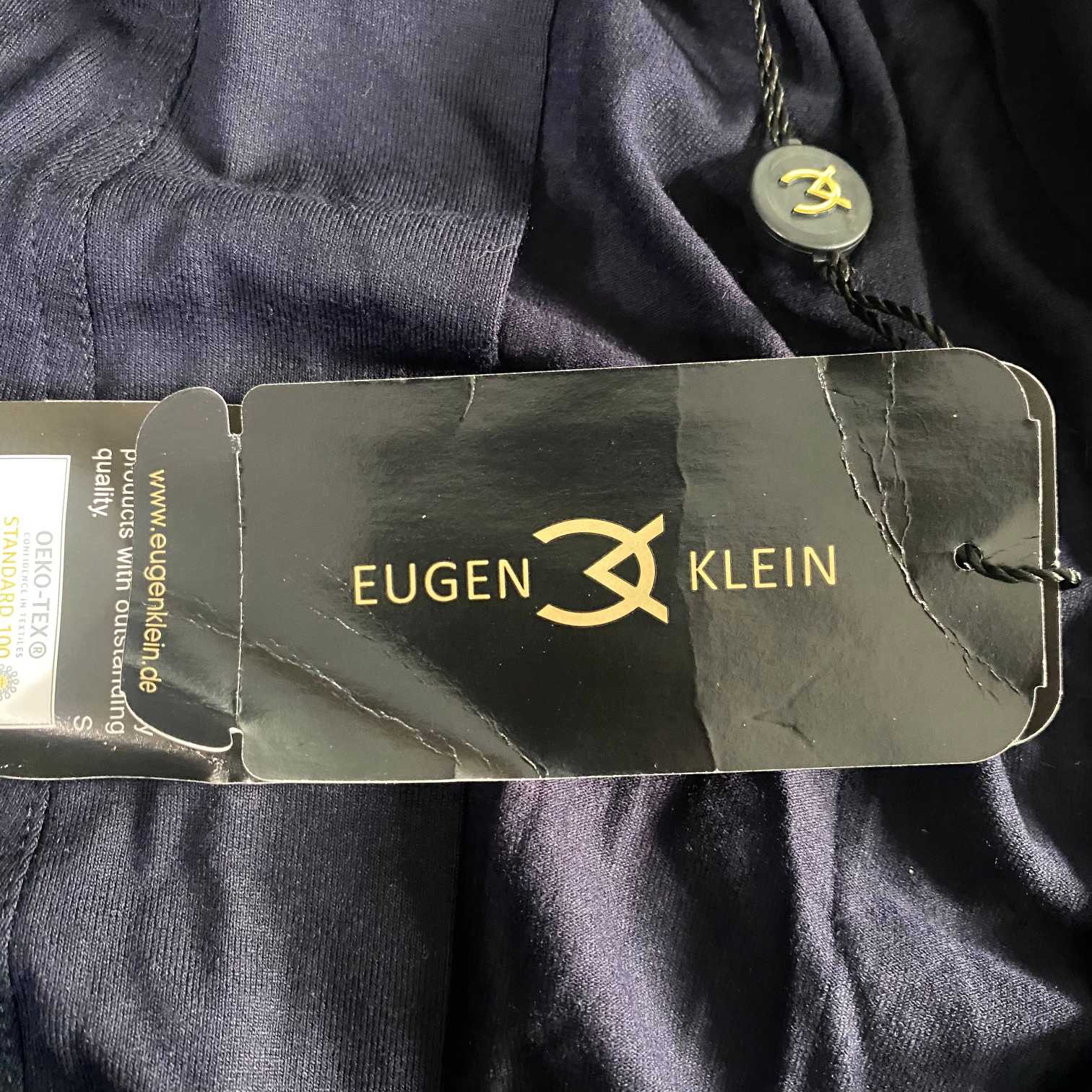 Vintage women Eugen Klein navy blue jacket top size 44| SKU 6303