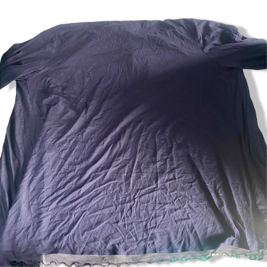 Vintage women Eugen Klein navy blue jacket top size 44| SKU 6303
