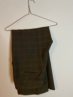 Rubynee Vintage Y2k Women's Plaid Blazer Wool Blend and Wide Leg pants
