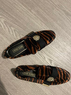 Rubynee Vintage y2k River Island zebra print casual loafers shoes
