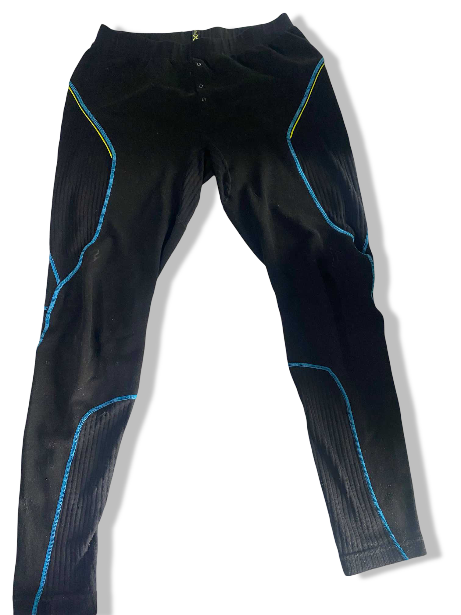 Vintage black men training muscle tight pant in XL|L32 W30| SKU  6306