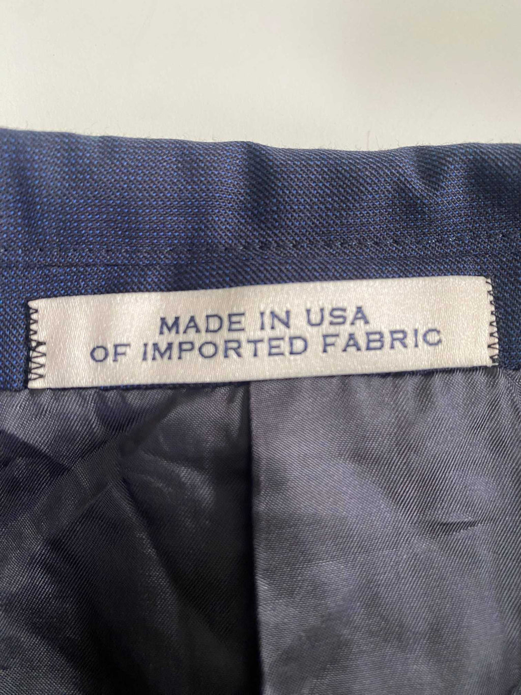 Vintage men Navy blue casual fit blazer in L|L32 W35|SKU 6308