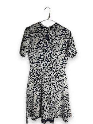 Rubynee Vintage y2k mini dress in black and white print