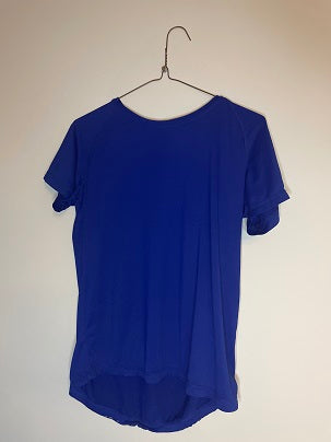 Rubynee Vintage y2k Women short sleeve blue t-shirt