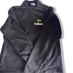Vintage men Cyclone black fleece full zip jacket in L|SKU 6315