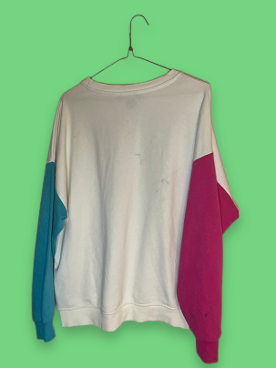 Rubynee Vintage y2k Beverly Hills color block sweatshirt size XL