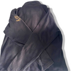 Vintage men Cyclone black fleece full zip jacket in L|SKU 6315