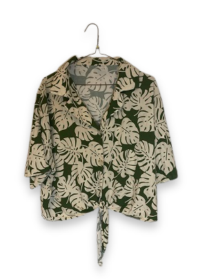 Rubynee Vintage y2k womens Hawaiin pattern shirts