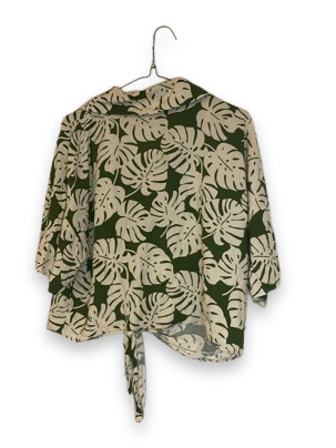 Rubynee Vintage y2k womens Hawaiin pattern shirts