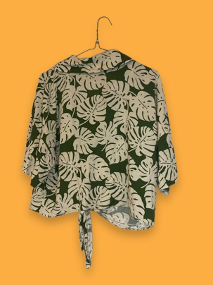 Rubynee Vintage y2k womens Hawaiin pattern shirts