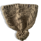 Vintage Barts cream crochet knitted beanie hat|SKU 6326