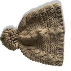 Vintage Barts cream crochet knitted beanie hat|SKU 6326