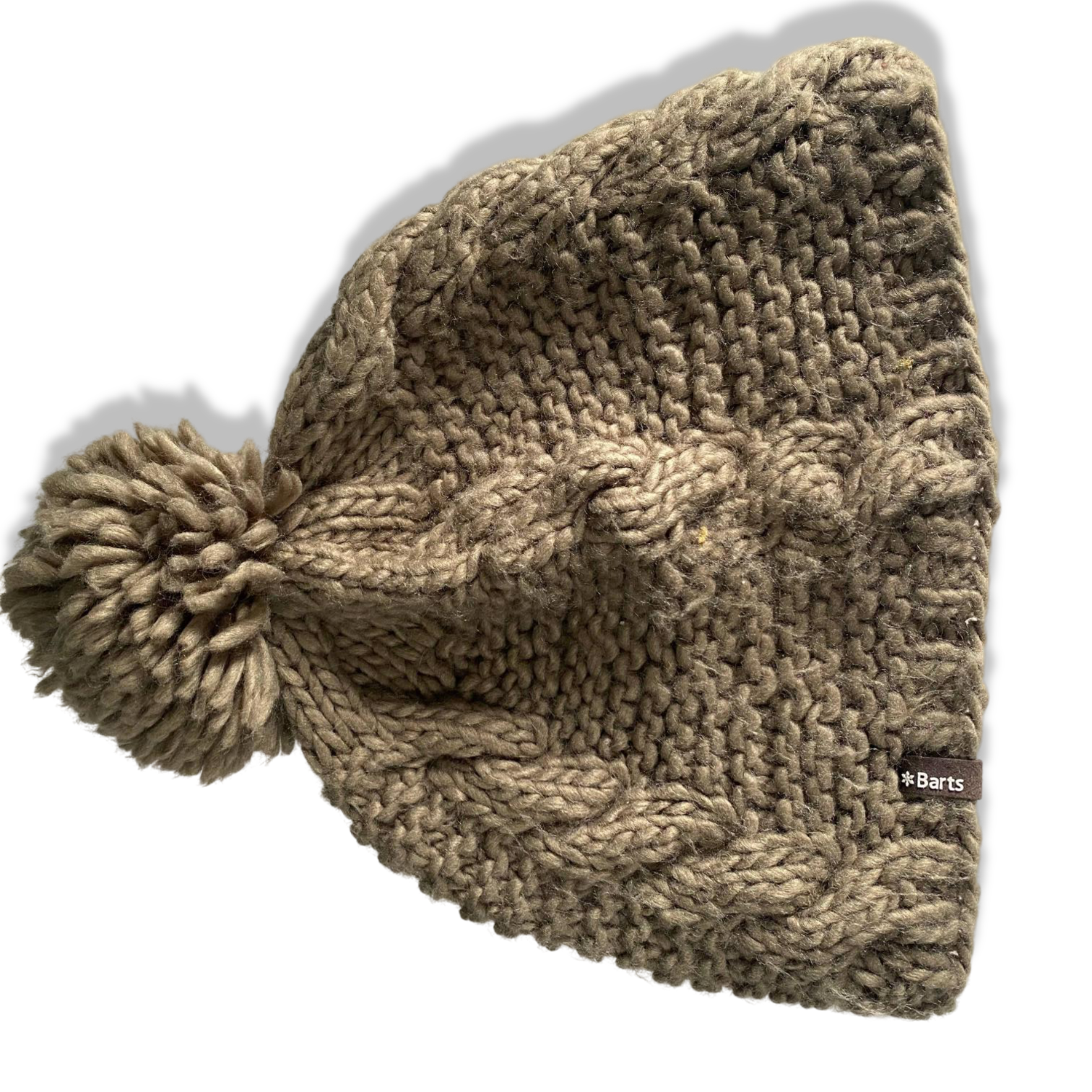 Vintage Barts cream crochet knitted beanie hat|SKU 6326