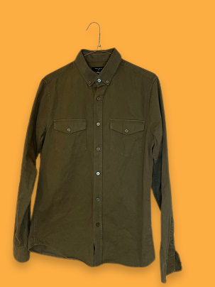 Rubynee Vintage y2k New look green military shirt size S