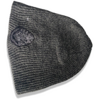 Vintage grey logo print beanie cap| SKU 6327