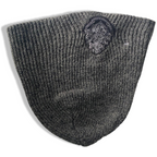 Vintage grey logo print beanie cap| SKU 6327