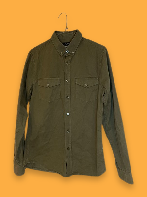 Rubynee Vintage y2k New look green military shirt size S