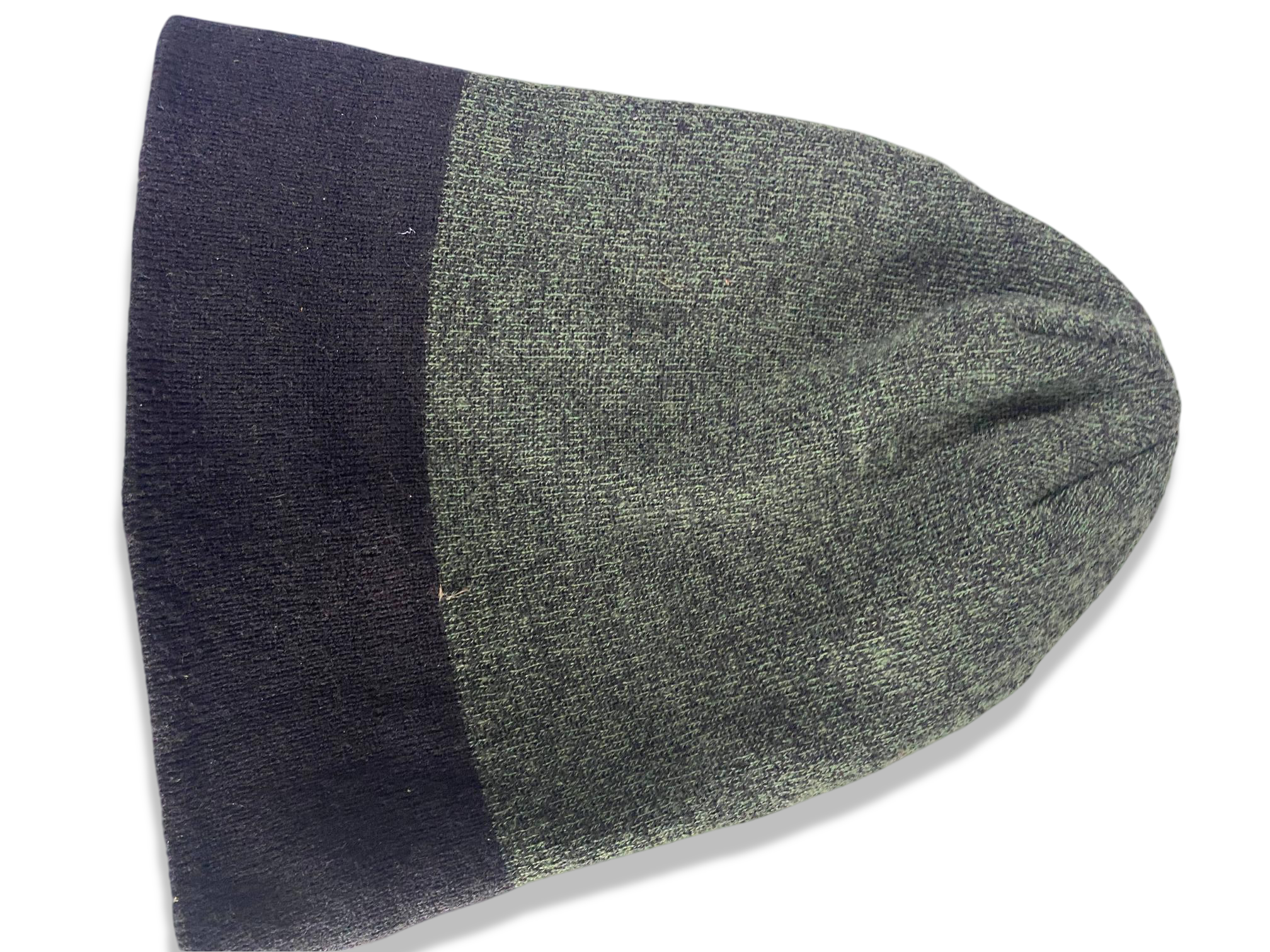 Vintage unisex grey colorblock beanie hat| SKU 6331