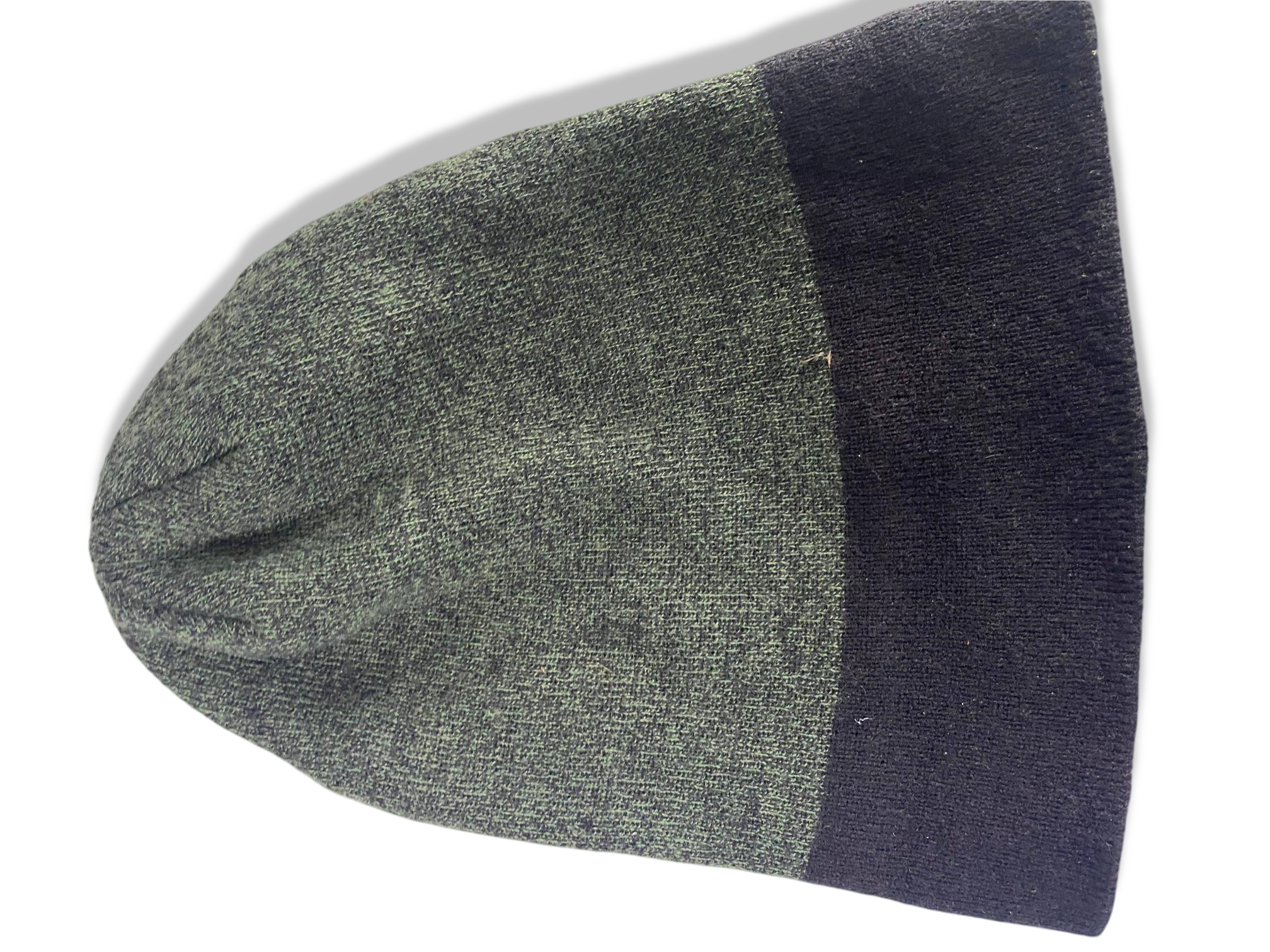 Vintage unisex grey colorblock beanie hat| SKU 6331