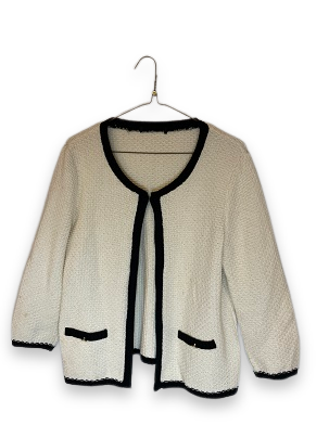Rubynee Vintage y2k Bicolor knit cardigan