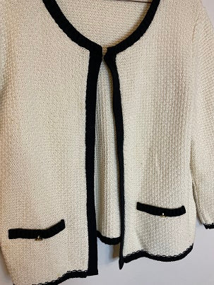 Rubynee Vintage y2k Bicolor knit cardigan