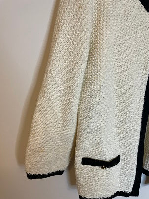 Rubynee Vintage y2k Bicolor knit cardigan