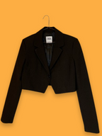 Rubynee Vintage y2k Womens brown zara crop blazers
