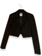 Rubynee Vintage y2k Womens brown zara crop blazers
