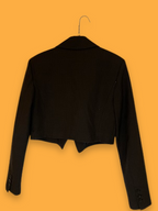 Rubynee Vintage y2k Womens brown zara crop blazers