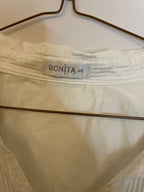 Rubynee Vintage y2k womens Bonita white long sleeve shirt in XL